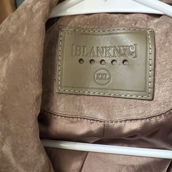 Blank NYC Taupe Suede Moto Jacket - Picture 3 of 3